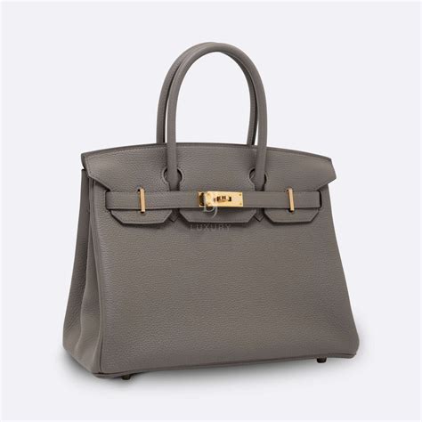 Hermes togo Birkin 30 etain